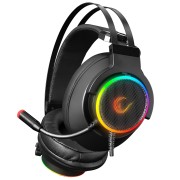 Rampage RM-K9 PALADIN Siyah USB 7.1 Version RGB Led+RGB Ses Kontrollü Oyuncu Mikrofonlu Kulaklık