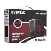 Everest EPS-4900B Peak 350W 2*IDE 4*Sata 4+4 Pin CPU Kablolu 12cm Fanlı Power Supply