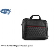 Addison 300682 15.6 Siyah Bilgisayar Notebook Çantası