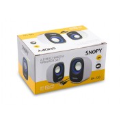 Snopy SN-120 2.0 Beyaz/Mavi USB Speaker