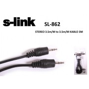 S-link SL-862 3m Stereo Ses Kablosu